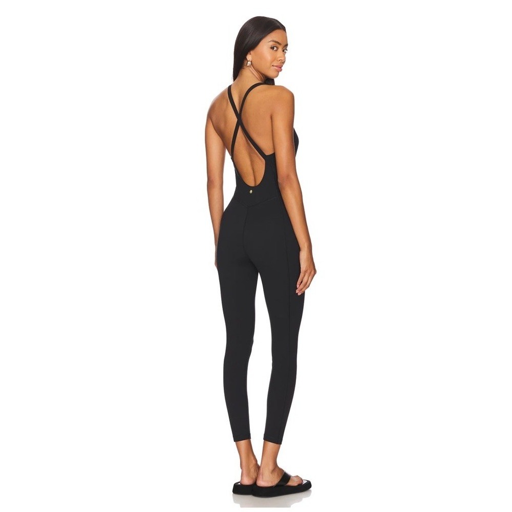 SPIRITUAL‎ GANGSTER Women's Margot Jumpsuit Black - Sz XL- FA43613005-  NWT